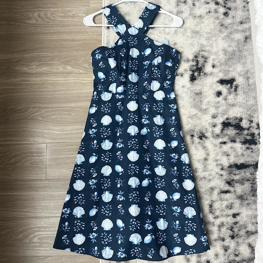 NWT! Ann Taylor Black and White Patterned Dress